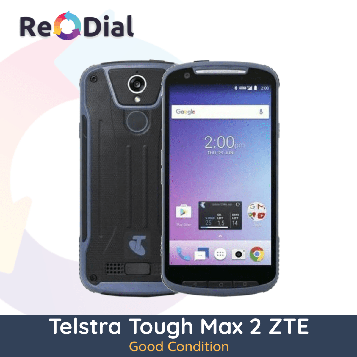 Telstra Tough Max 2 ZTE T85 - Good Condition - ReDial Telstra Tough Max 2 ZTE T85 - Good Condition - ReDial